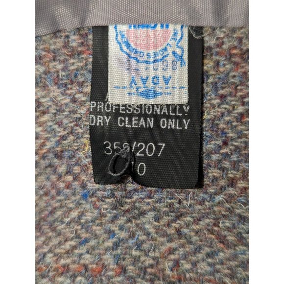 Vintage Michelle Stuart Tweed Blazer & Skirt Set Union Made Career Capsule sz 10 - Picture 9 of 15